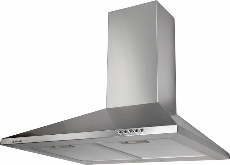 Вытяжка кухонная на 60 см, Купольная, Мощность 190 Вт, Производительность 800 м3, LED подсветка, Гофра в комплекте, il Monte KH-DOME 6006